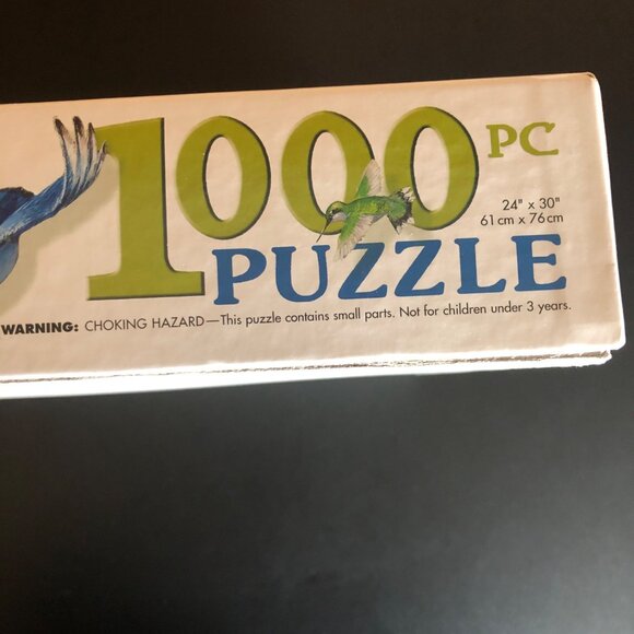 Birds Of The Backyard 1000 Piece Jigsaw Puzzle White Mountain Puzzles 24x30 - Picture 4 of 6